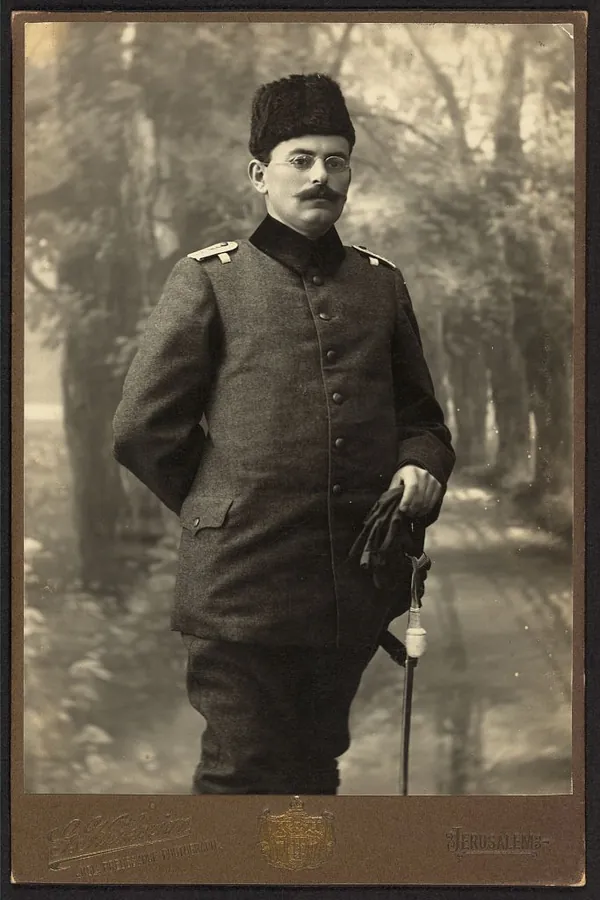 Portrait of Tawfiq Canaan in 1905